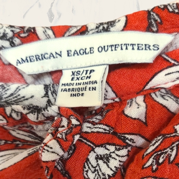 American Eagle Outfitters Lace Front Floral Print Mini Dress Size XS - Picture 3 of 7